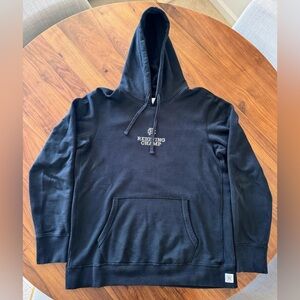 Reigning Champ | Black Midweight Terry Pullover Hoodie | Large | Made in Canada